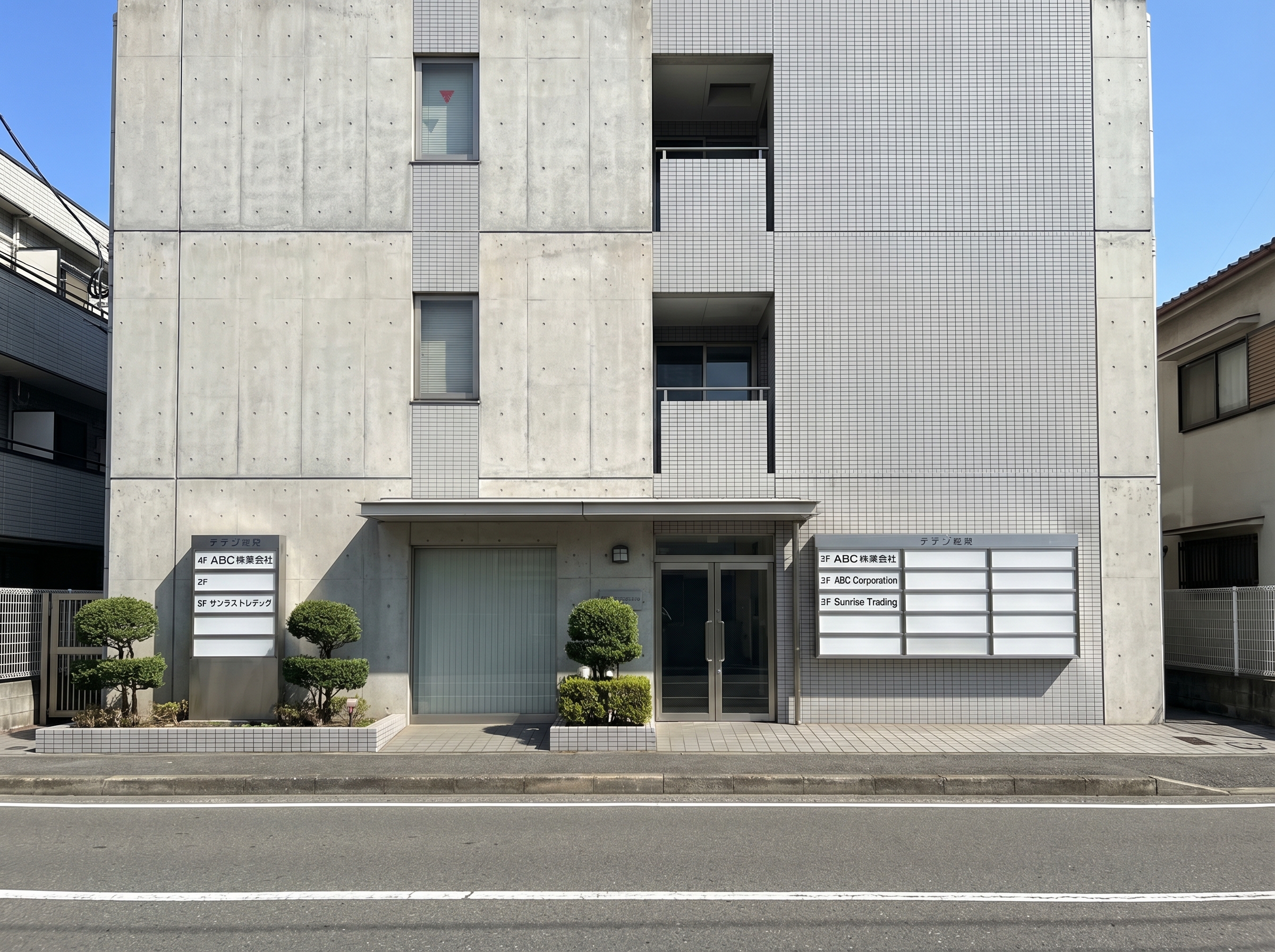 武蔵野法律事務所の外観 — 富士見ビル1階